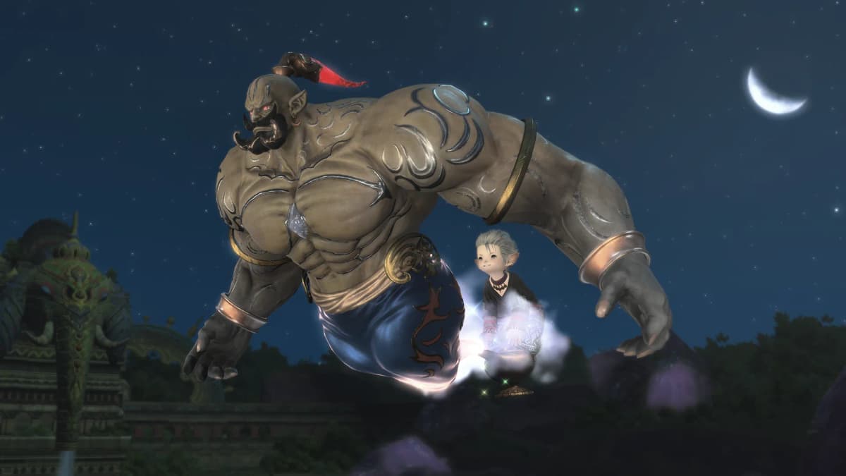 マウント「ランプの精」