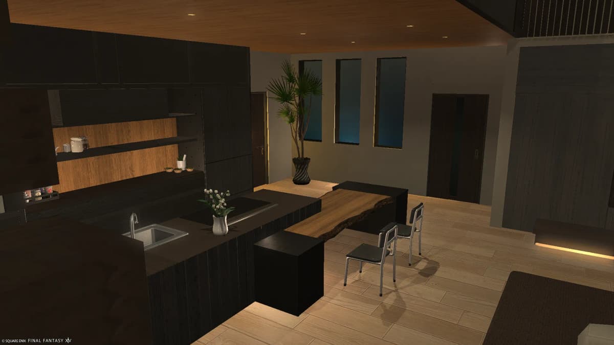 玄関+アイランドキッチン