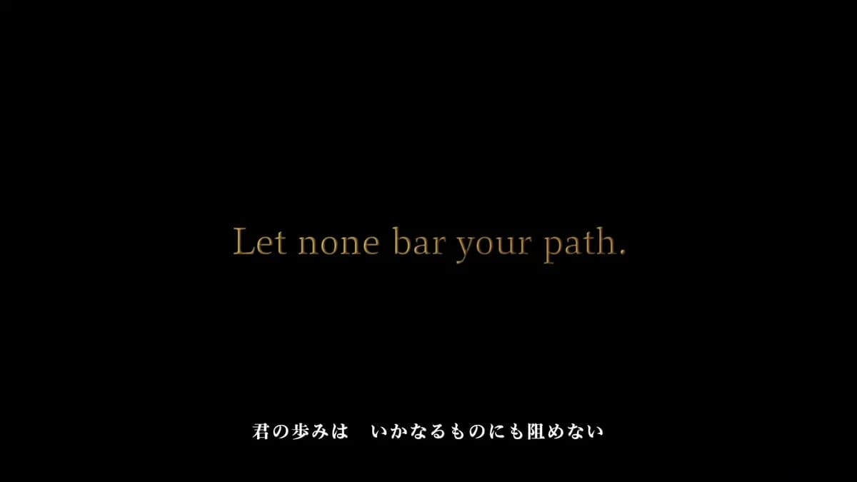 Let none bar your path.