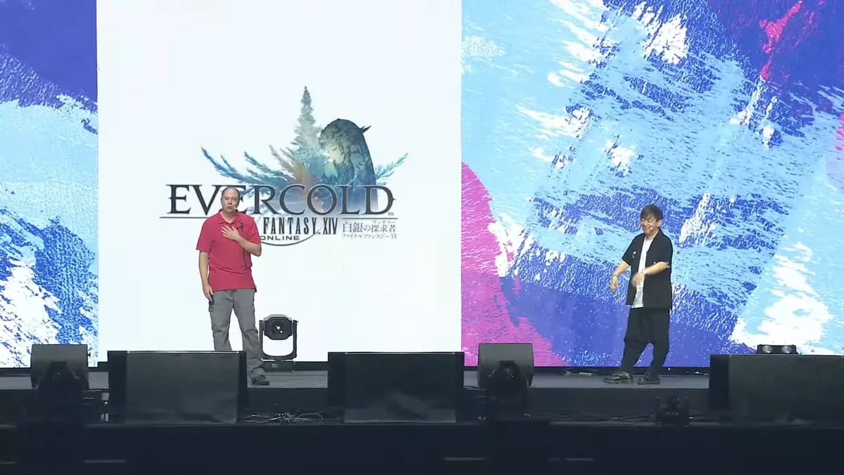 ステージの吉田Pと金子氏
