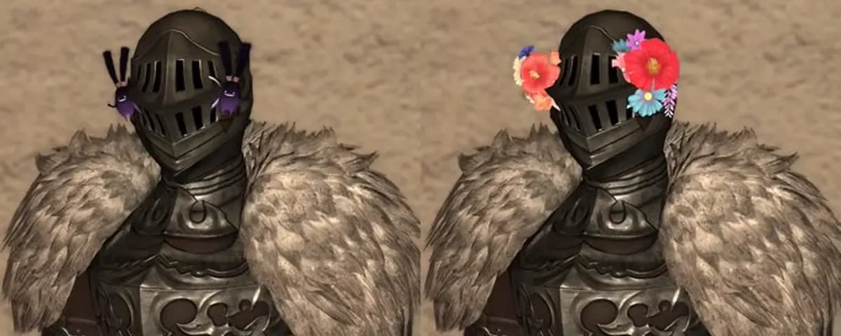 【ネタ】新フェイスアクセサリーで重装騎士が可愛くなっちゃう件